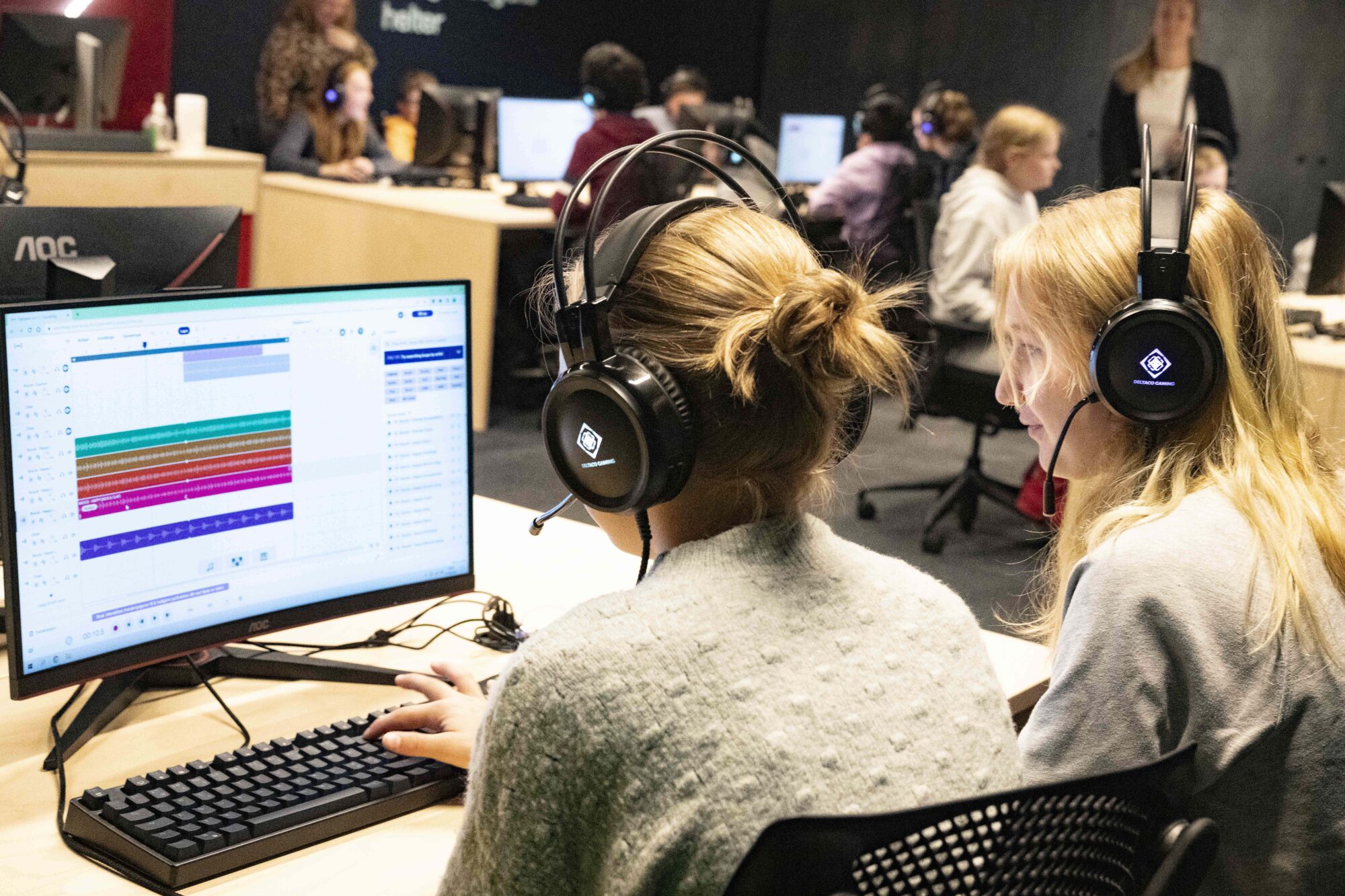 Aktivitet i lydlaboratorium
