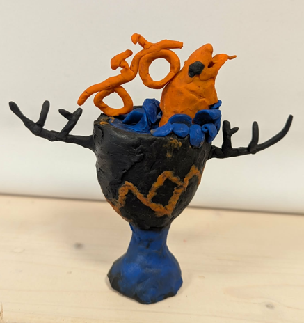 Prototype av vinnerdesign for Etappe 1 Evenes–Myre fra Evenes skole